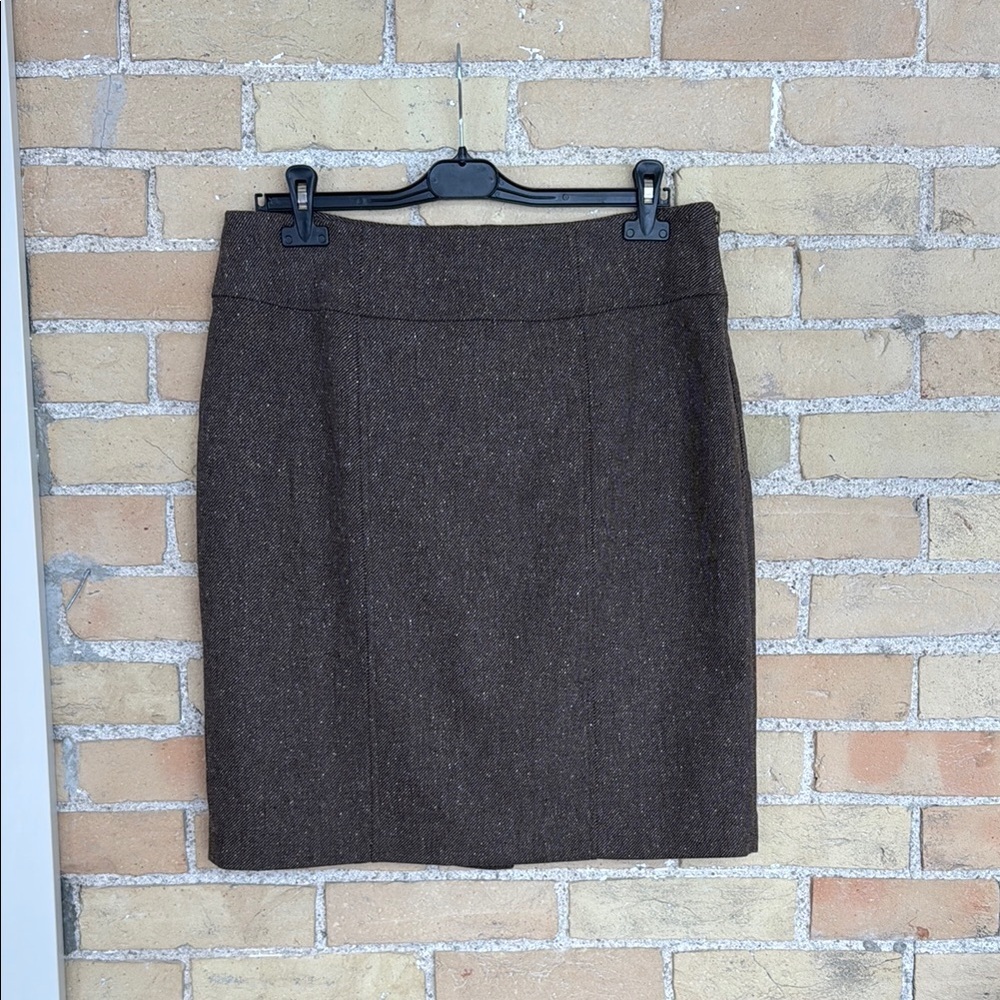 New Banana Republic Brown Tweed Skirt